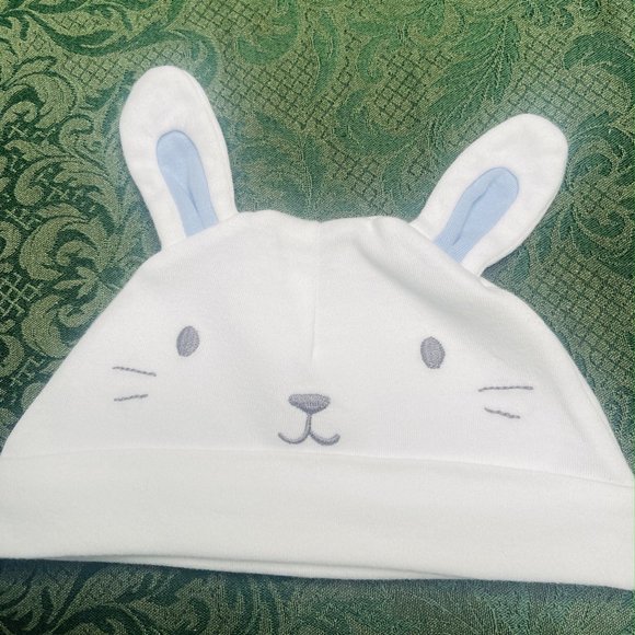 NWT NB 6-9 0 3-6 Easter bib hat sleeper carters layette baby shower present gift - Picture 6 of 10